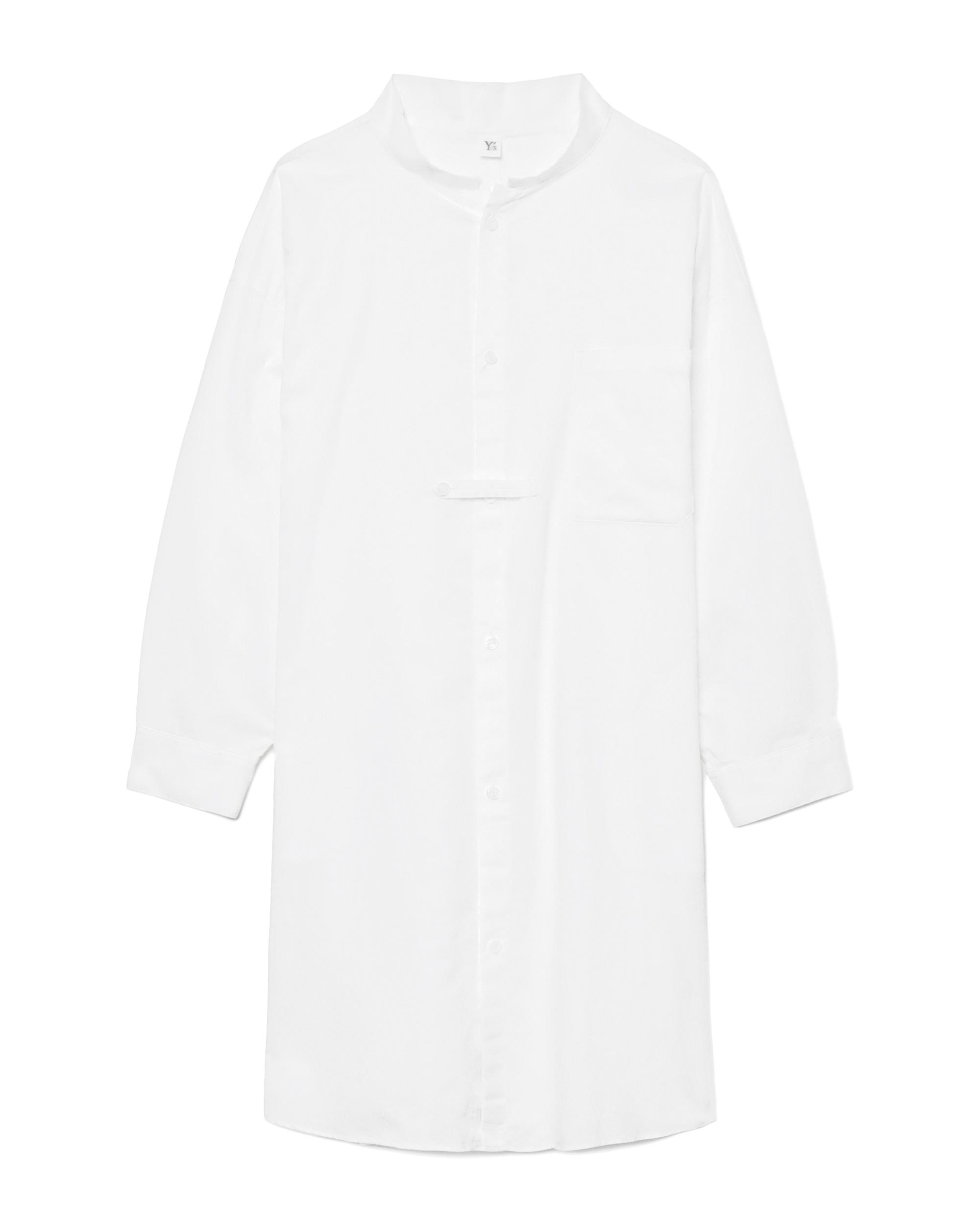 Stand collar shirt dress by Y'S