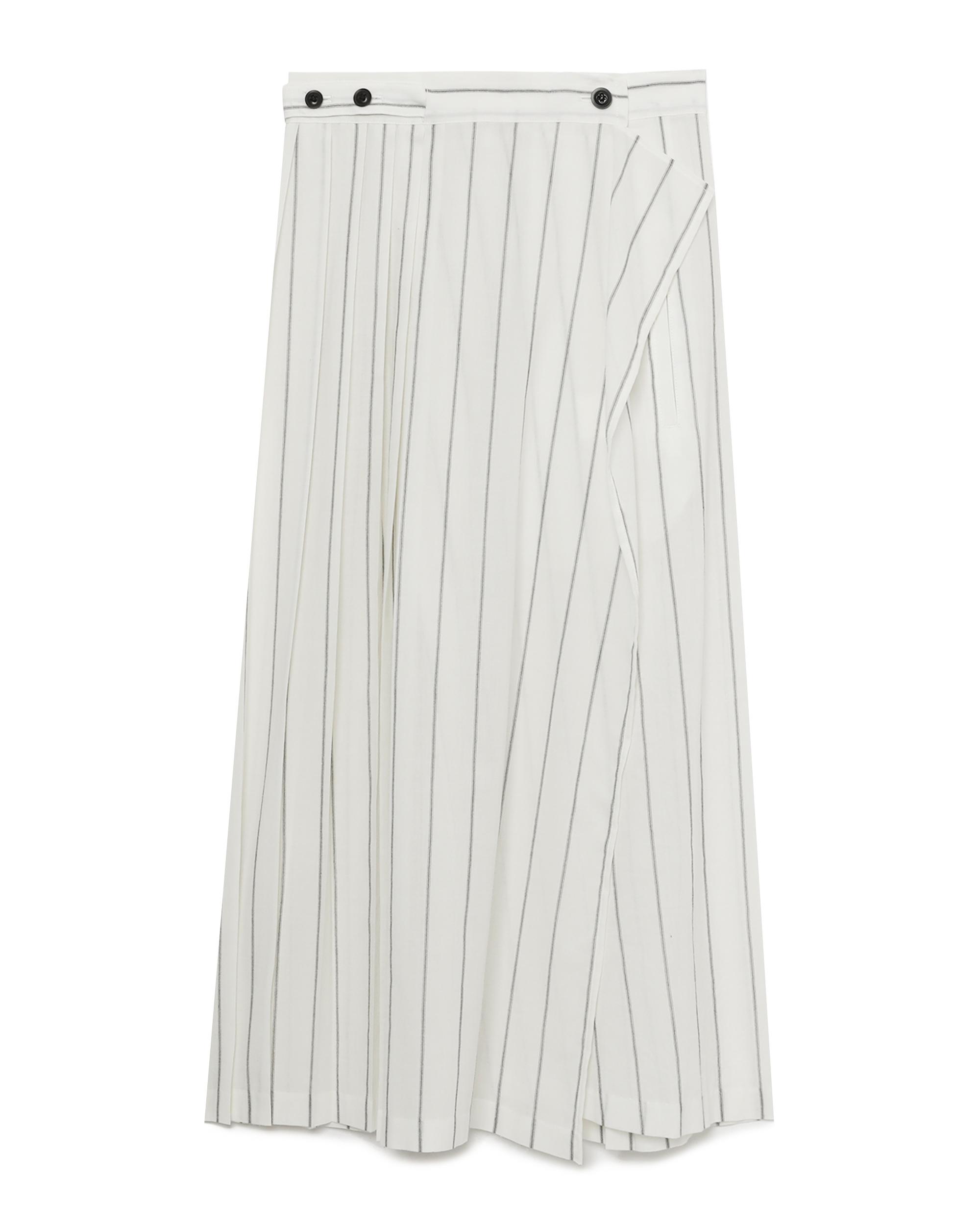 Striped midi-skirt by Y'S