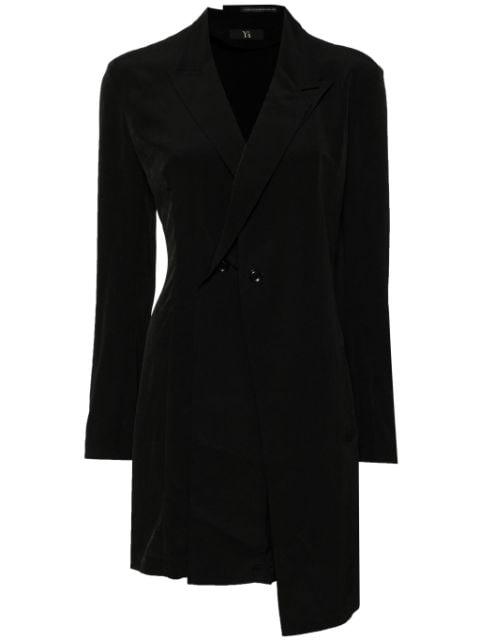 asymmetric double-front blazer by Y'S