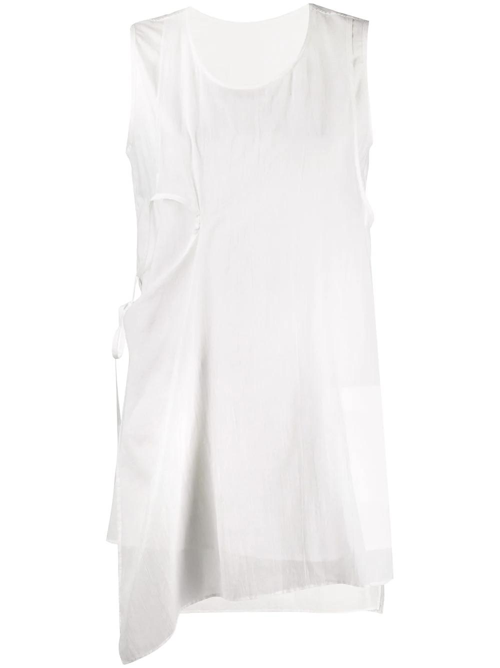 asymmetric sleeveless tunic by Y'S