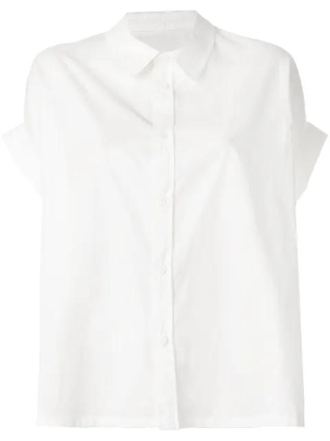 boxy sleeveless shirt by Y'S