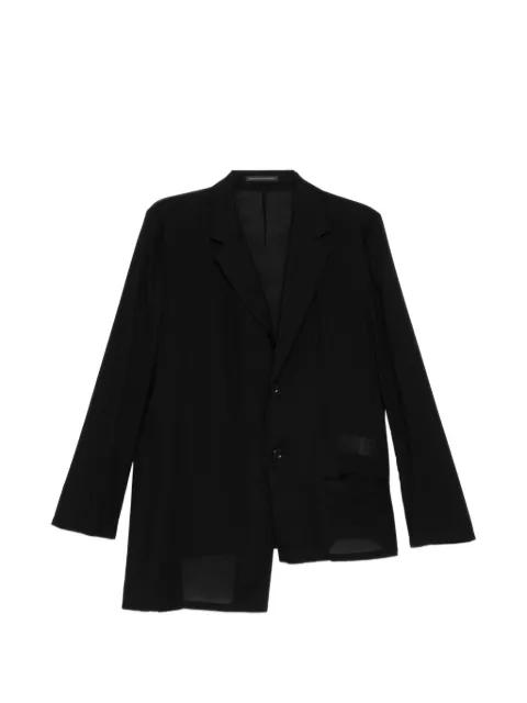 button tailored blazer by Y'S