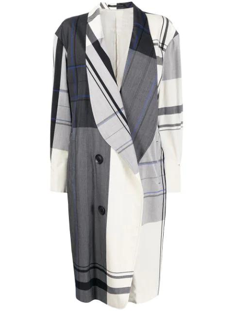 check single-breasted coat by Y'S