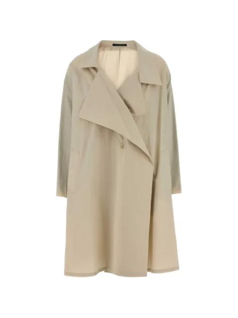 cotton trench coat by Y'S