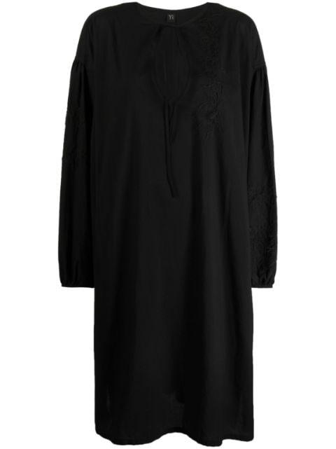 cotton tunic midi dress by Y'S