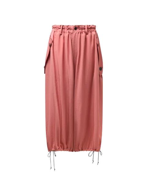 elastic-waistband trousers by Y'S