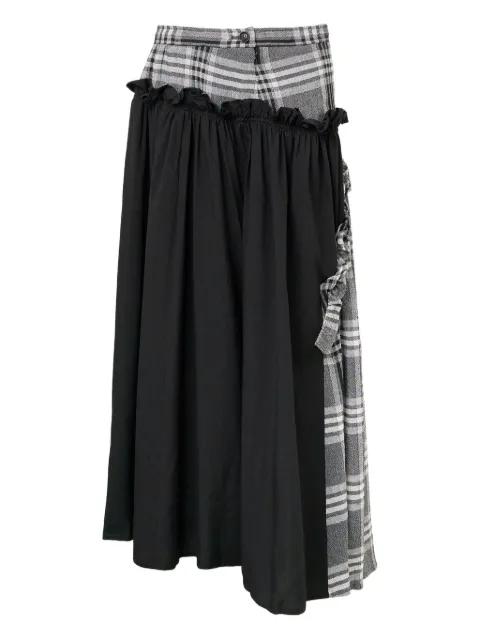 frill gather skirt by Y'S