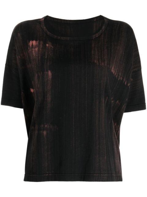 graphic-print cotton T-shirt by Y'S