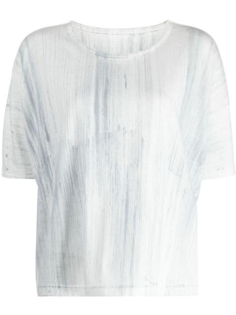 graphic-print cotton T-shirt by Y'S