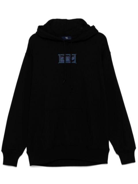 graphic-print hoodie by Y'S