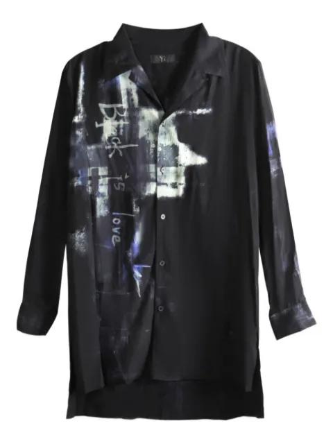 graphic-print shirt by Y'S