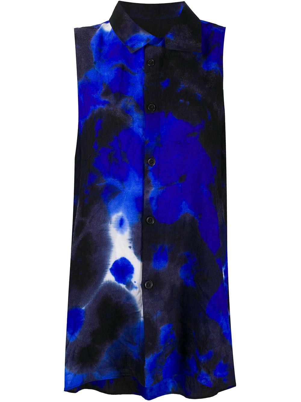 longline tie-dye shirt by Y'S