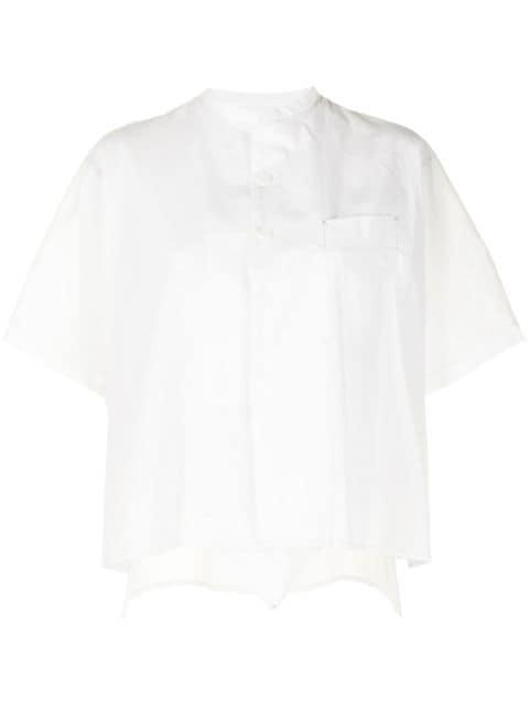 oversized short-sleeve shirt by Y'S