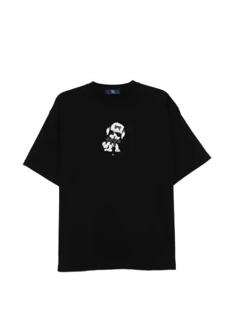 poodle-print T-shirt by Y'S