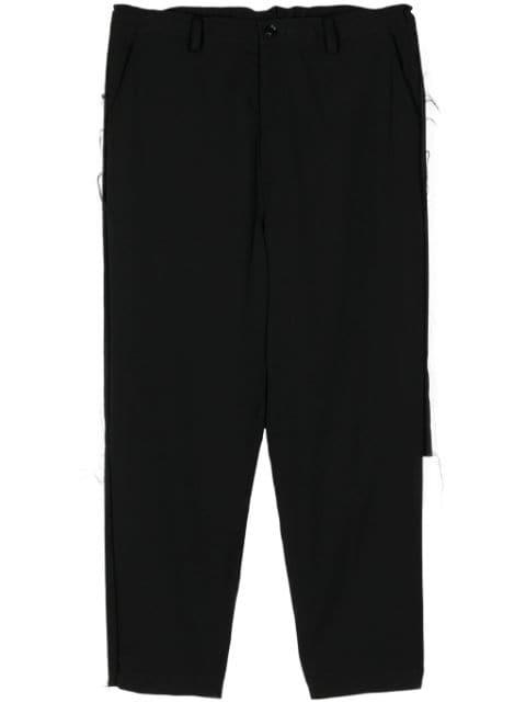 raw-cut tapered trousers by Y'S