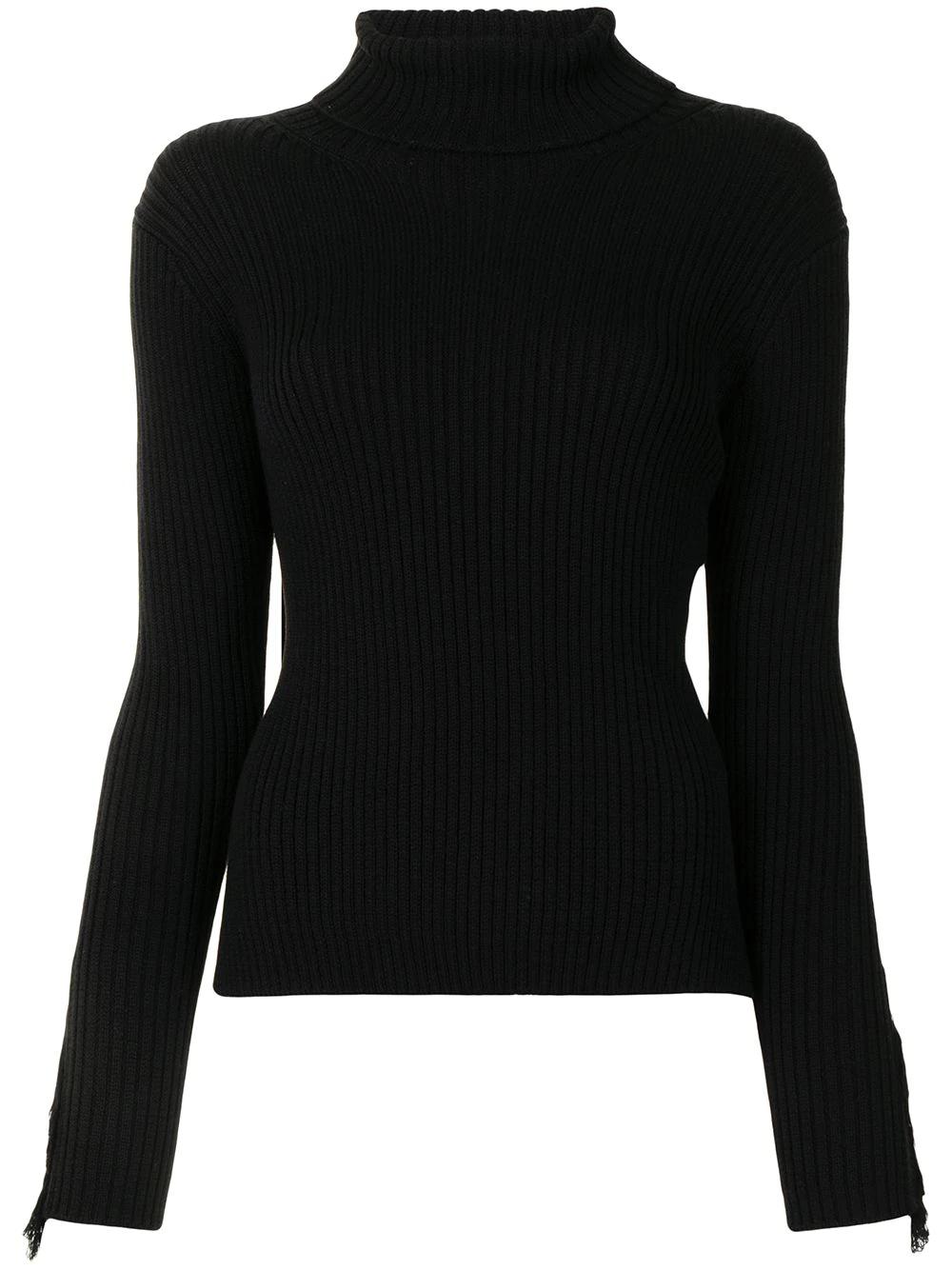 rollneck knitted jumper by Y'S