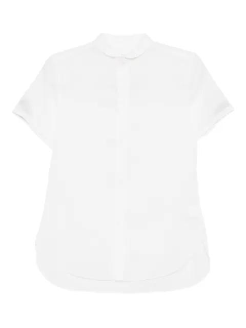 rounded-collar cotton shirt by Y'S