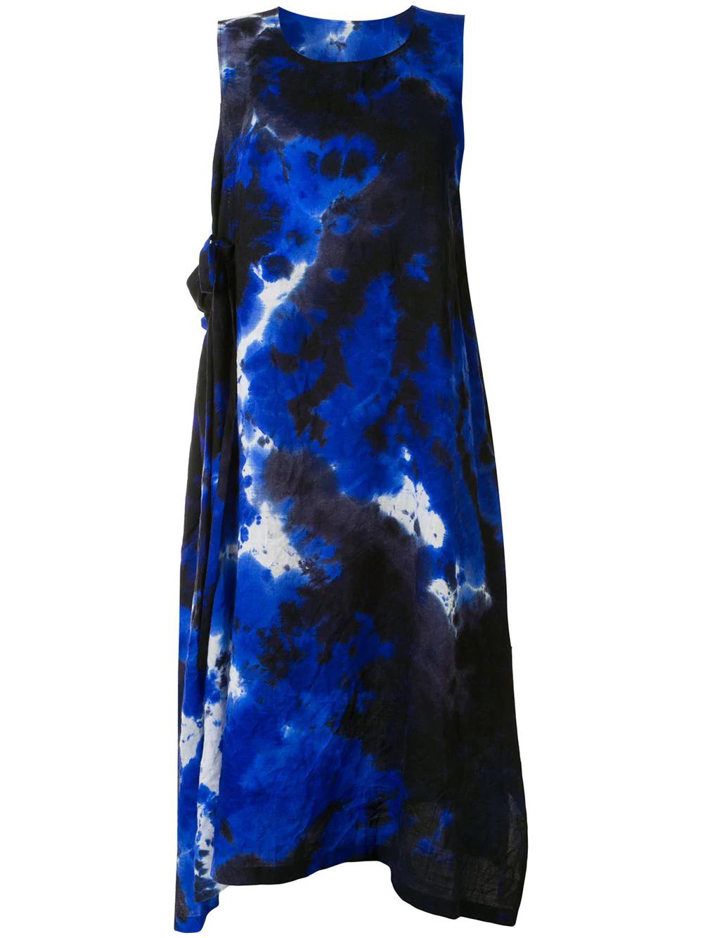sleeveless tie-dye dress by Y'S