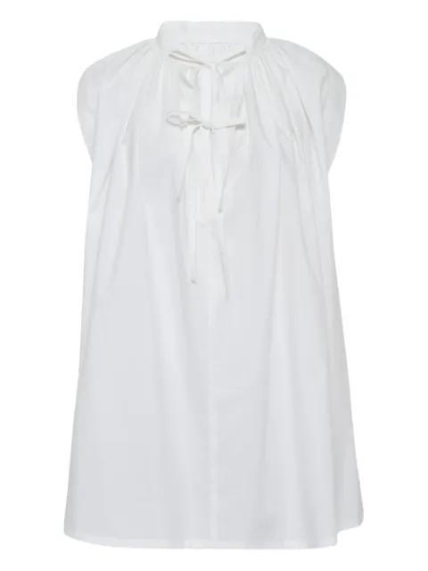 tie-fastening sleeveless blouse by Y'S