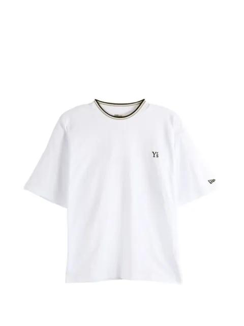 x New Era logo-embroidered tipped T-shirt by Y'S