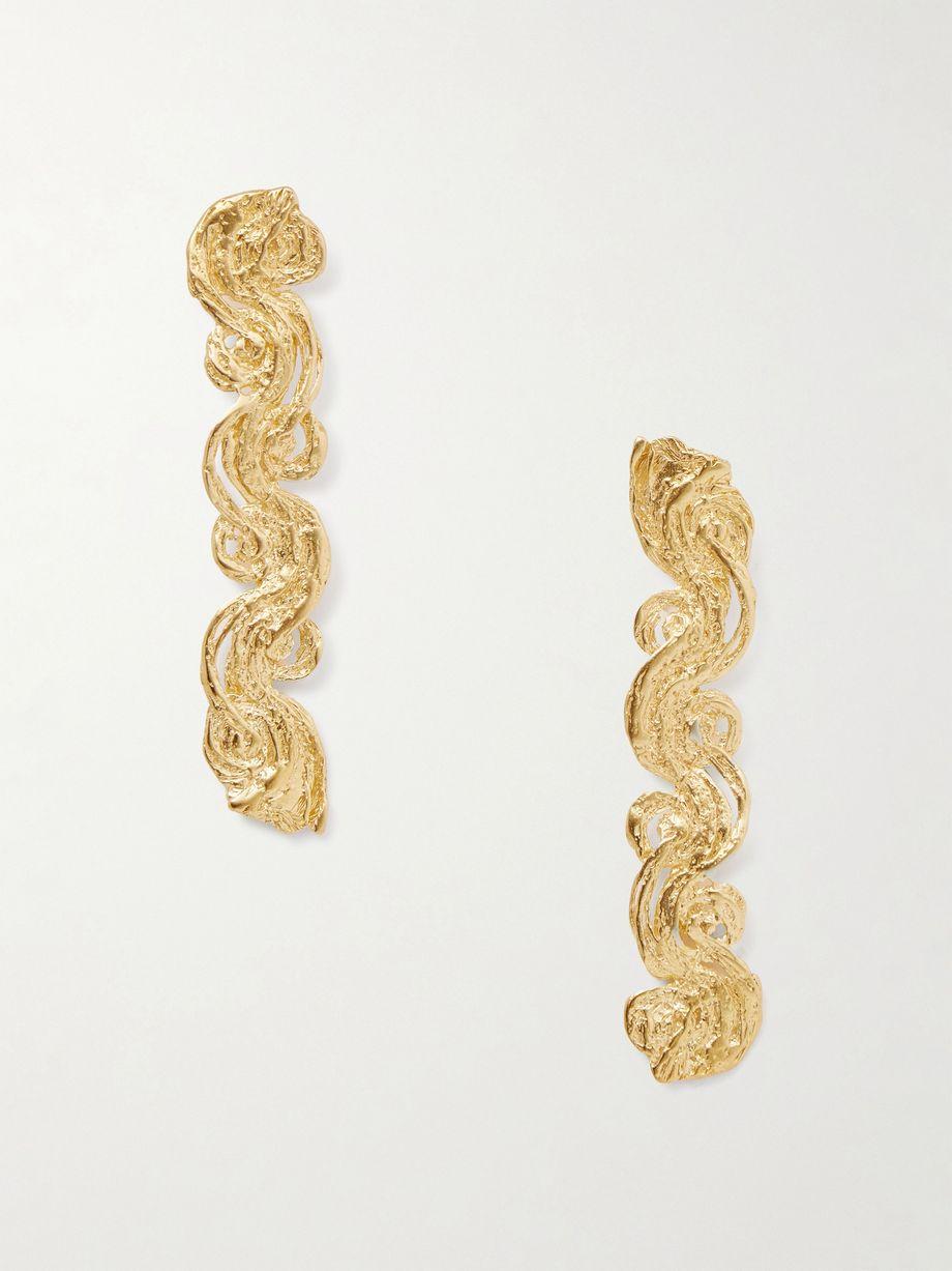 Caria gold-plated earrings by YSSO