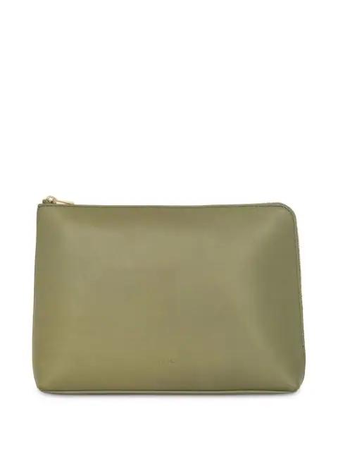 Emily leather pouch by YU MEI