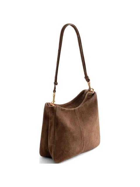 Joan suede shoulder bag by YU MEI