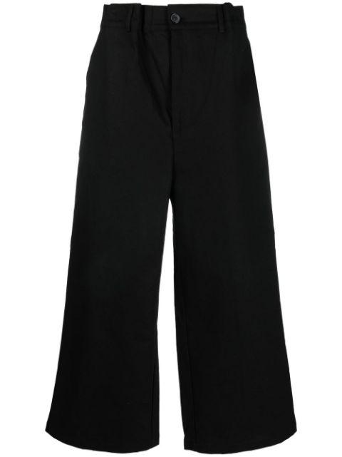 high-waisted wide-leg trousers by YUIKI SHIMOJI