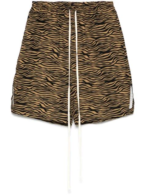 tiger-stripes shorts by YUIKI SHIMOJI