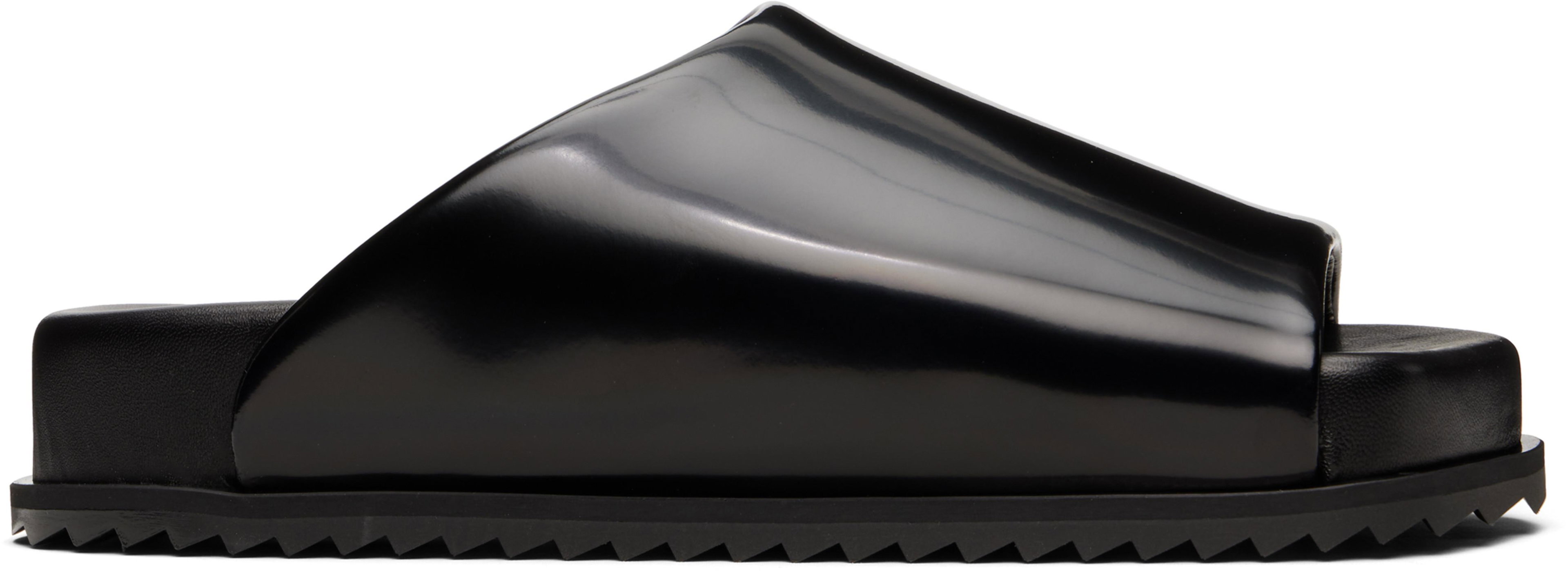Black Finn Slides by YUME YUME