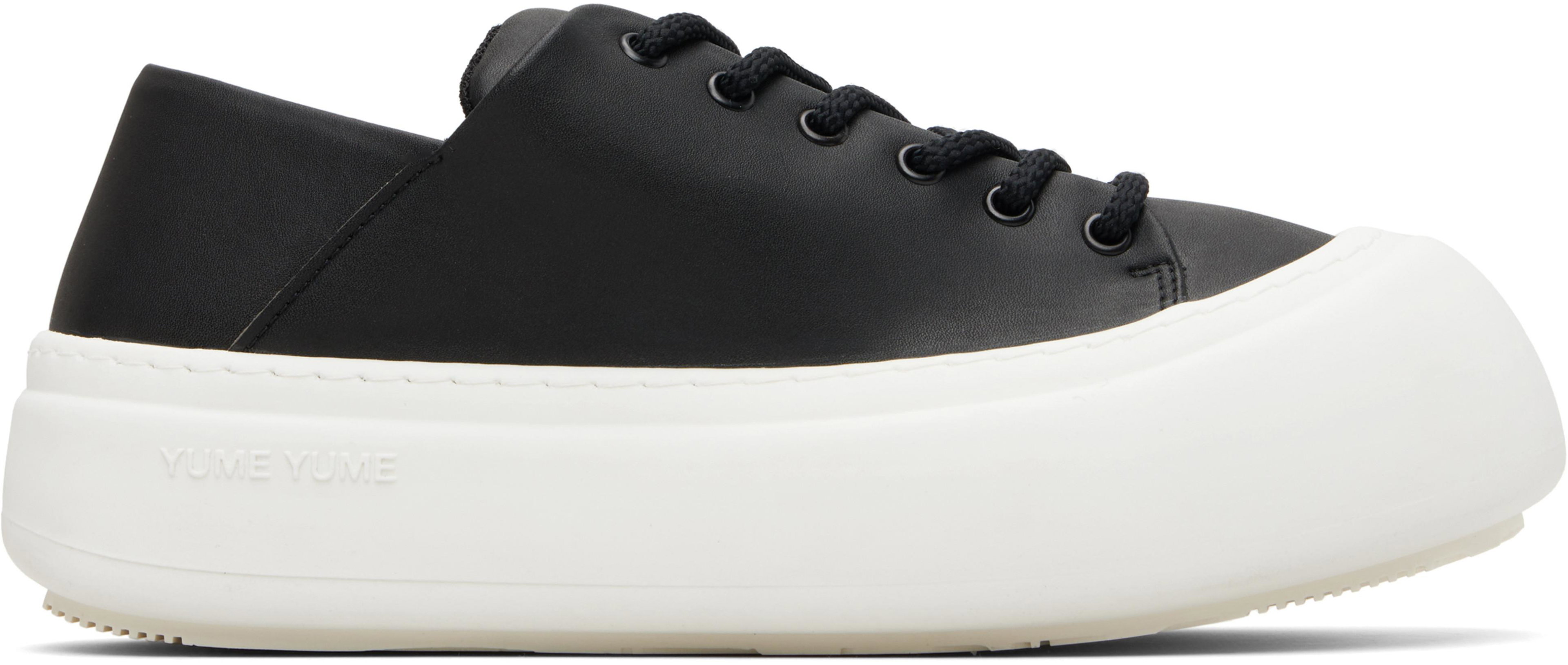 Black Goofy Sneakers by YUME YUME