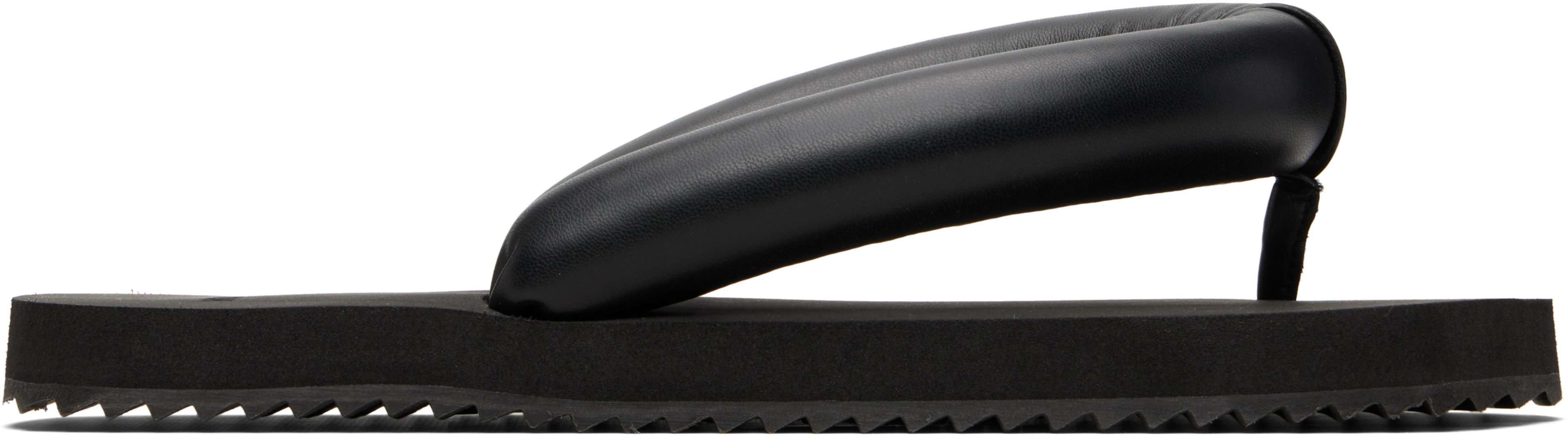 Black Suki Flip-Flops by YUME YUME