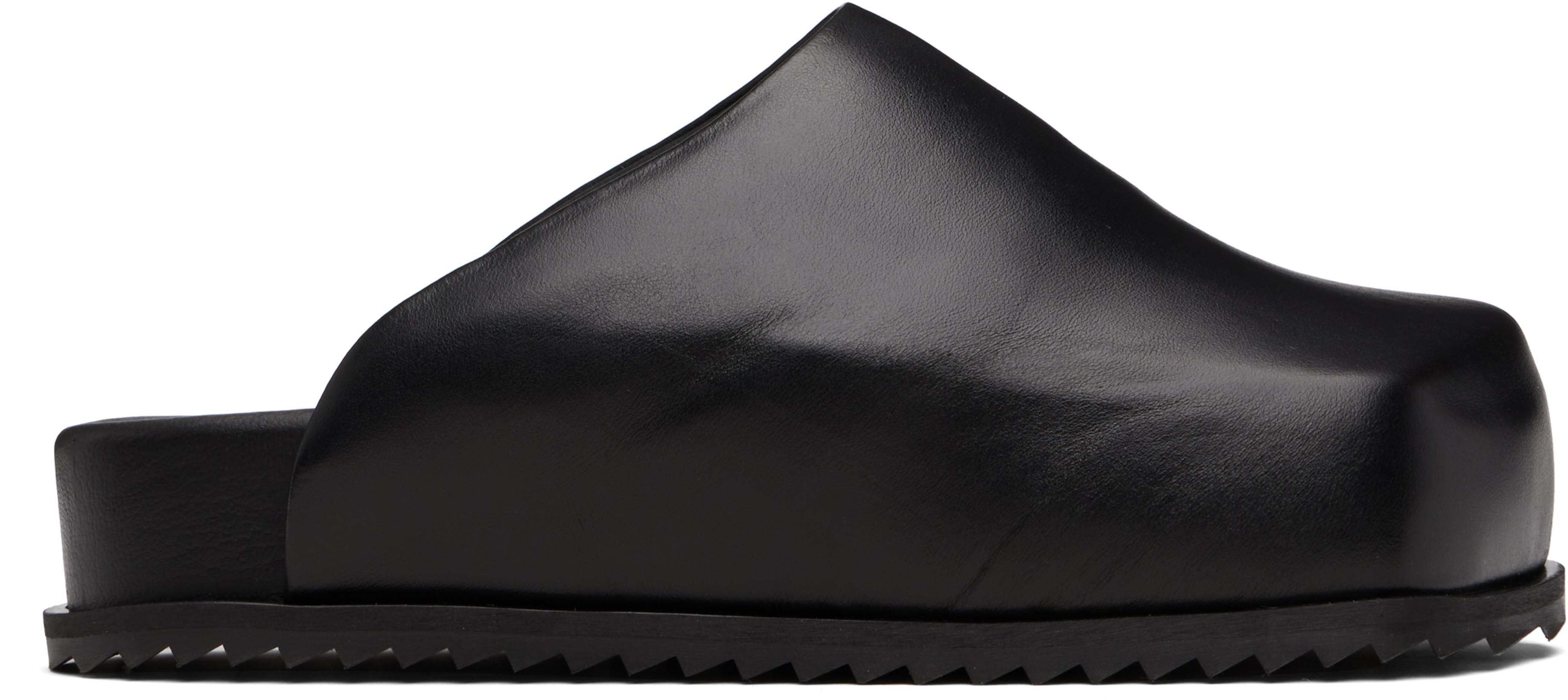 Black Truck Slide Loafers by YUME YUME Black Truck Slide Loafers by YUME YUME