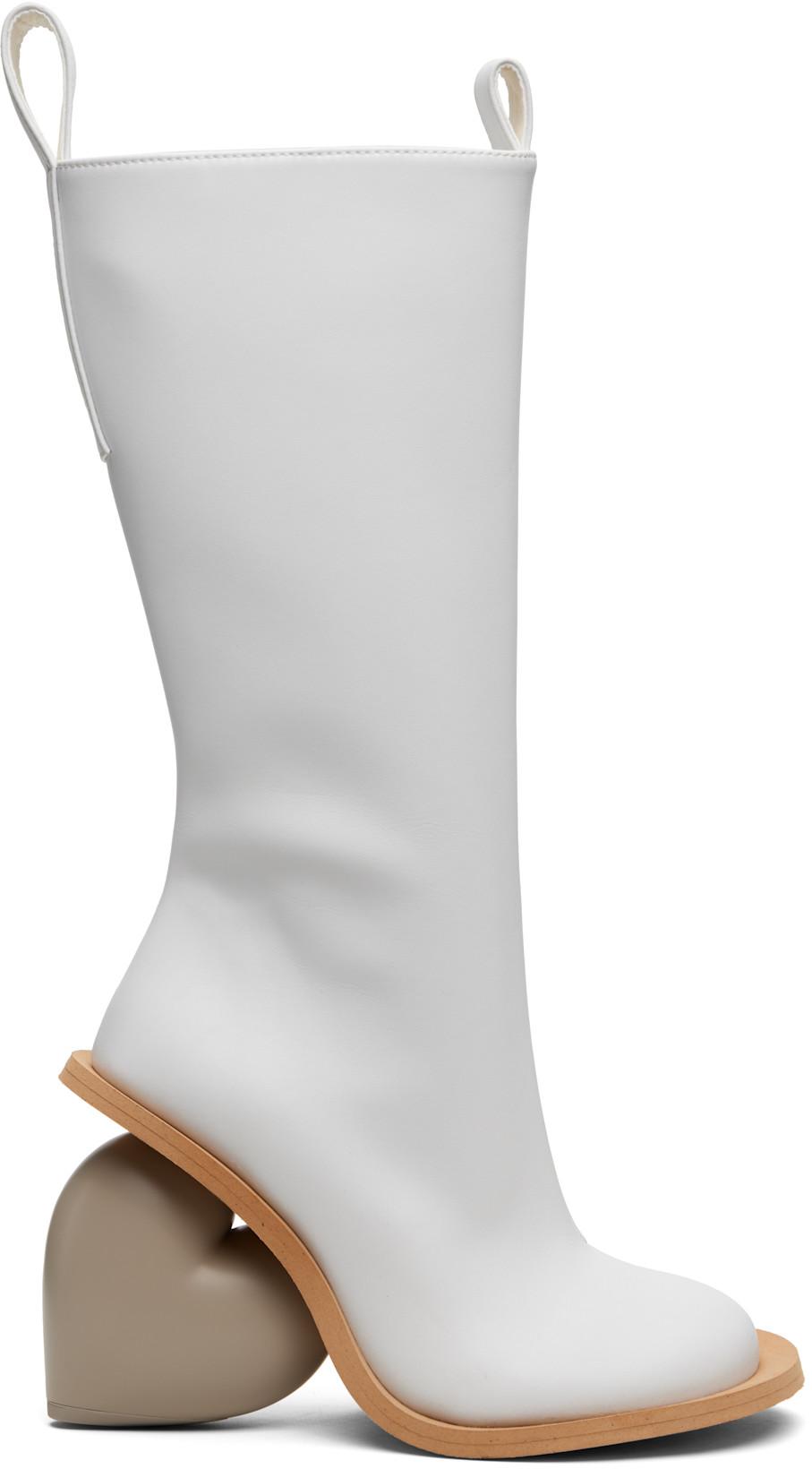 Off-White Love Tall Boots by YUME YUME