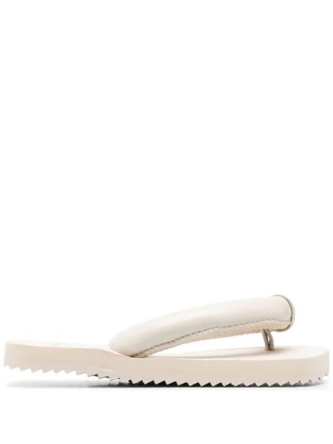 Suki padded-strap flip flops by YUME YUME