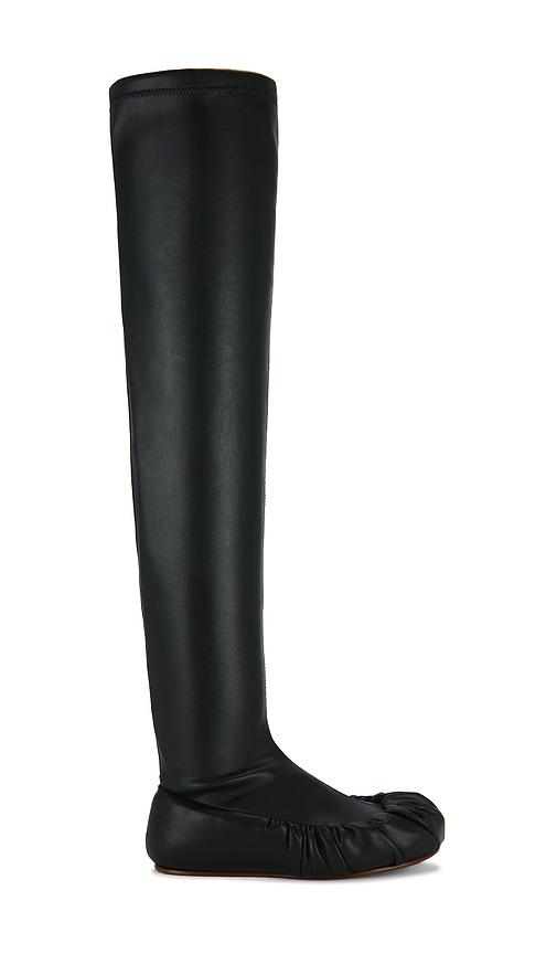 Yume Yume Over The Knee Ballerina Boot in Black by YUME YUME