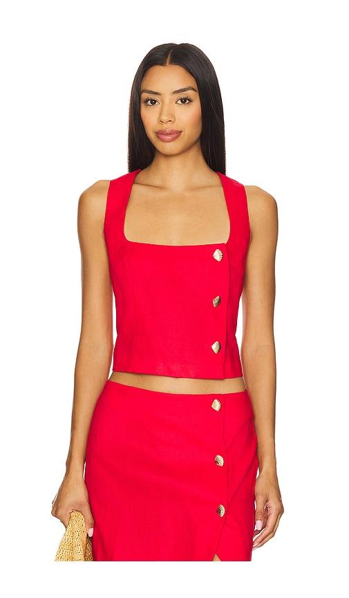 Yumi Kim Antonia Top in Red by YUMI KIM