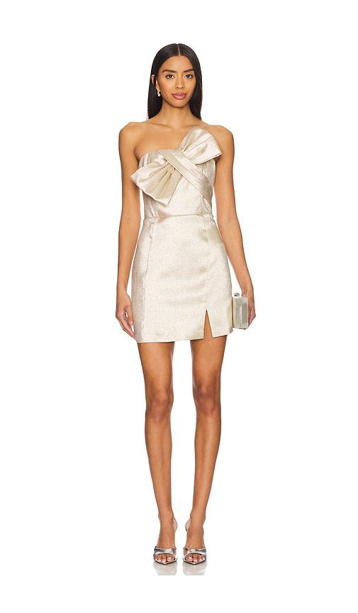 Yumi Kim Avery Dress in Metallic Gold by YUMI KIM