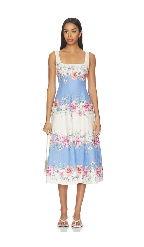 Yumi Kim Sienna Dress in White,Blue by YUMI KIM