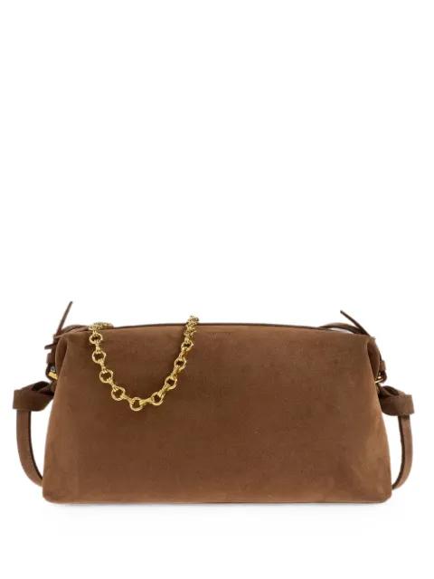 Brioche suede shoulder bag by YUZEFI