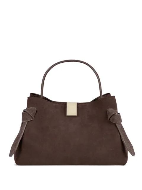 Gyoza mini leather tote bag by YUZEFI
