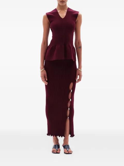 Iralyn split skirt by YUZEFI