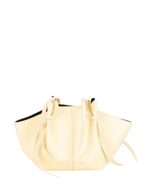 Mochi leather clutch bag by YUZEFI