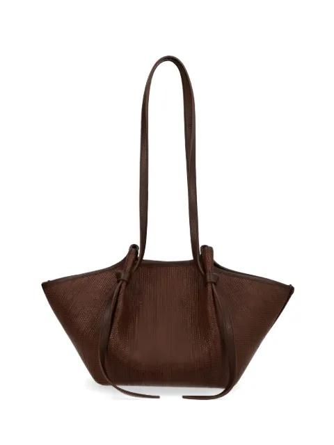 Mochi woven raffia tote bag by YUZEFI