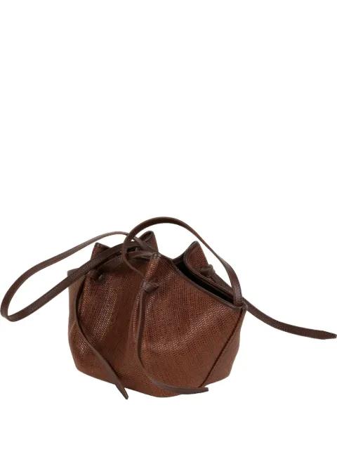 Mochi woven tote bag by YUZEFI