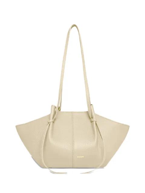 large Mochi pebble-grain shoulder bag by YUZEFI