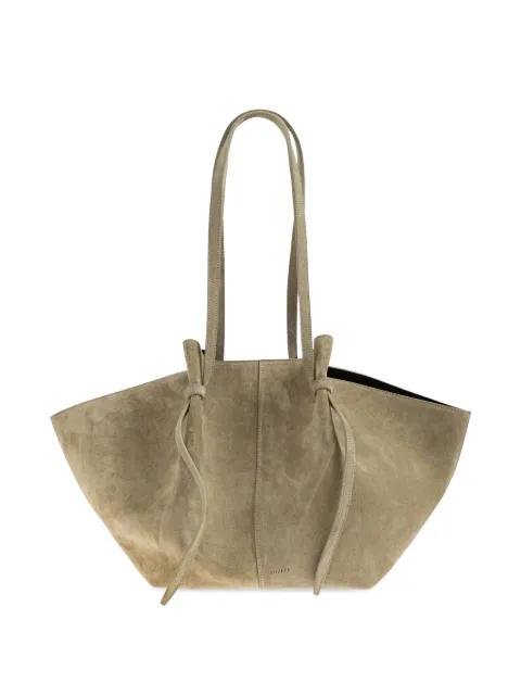 large Mochi suede tote bag by YUZEFI
