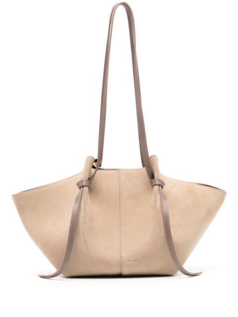 large Mochi suede tote bag by YUZEFI