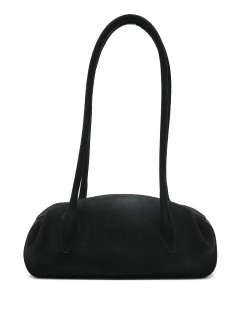 mini Oyster suede tote bag by YUZEFI