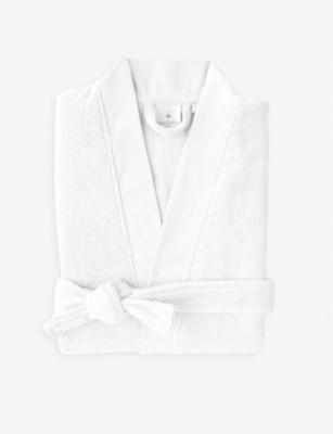 Astreena cotton-blend bathrobe by YVES DELORME